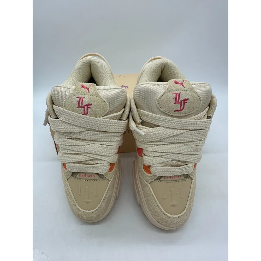 Puma La France Youth Size 6 Women's size 7.5 Beige Athletic Shoes 313099 01